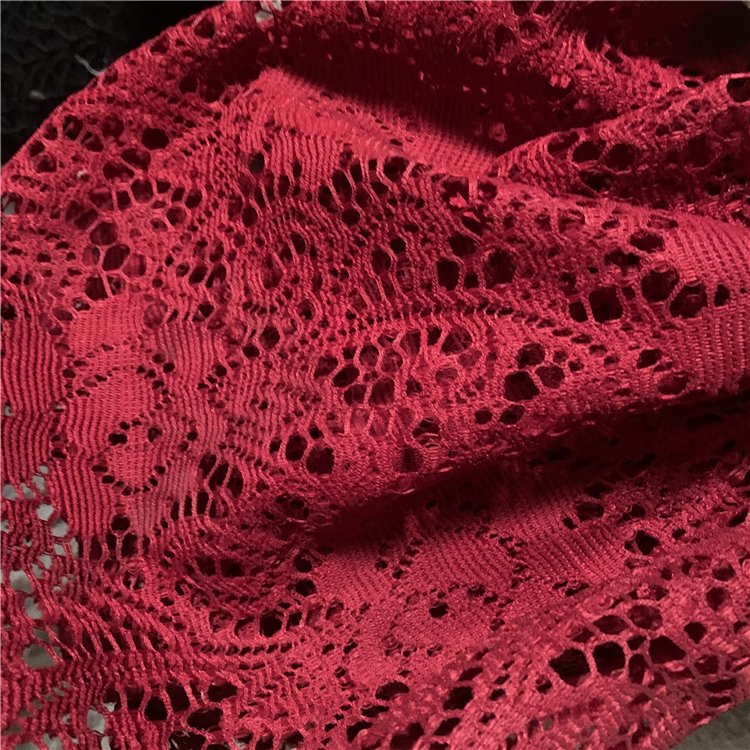 Stock Imitation Silk Embroidery Fabric Cotton Embroidered Lace Fabric