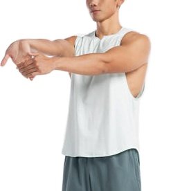 2024 Summer Custom Plain Ribbed Tank Tops High Quality Plus Size Gym Fitness Top Tanks For Men Ribbed Tank Top