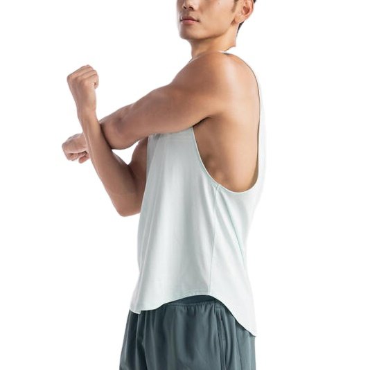 2024 Summer Custom Plain Ribbed Tank Tops High Quality Plus Size Gym Fitness Top Tanks For Men Ribbed Tank Top