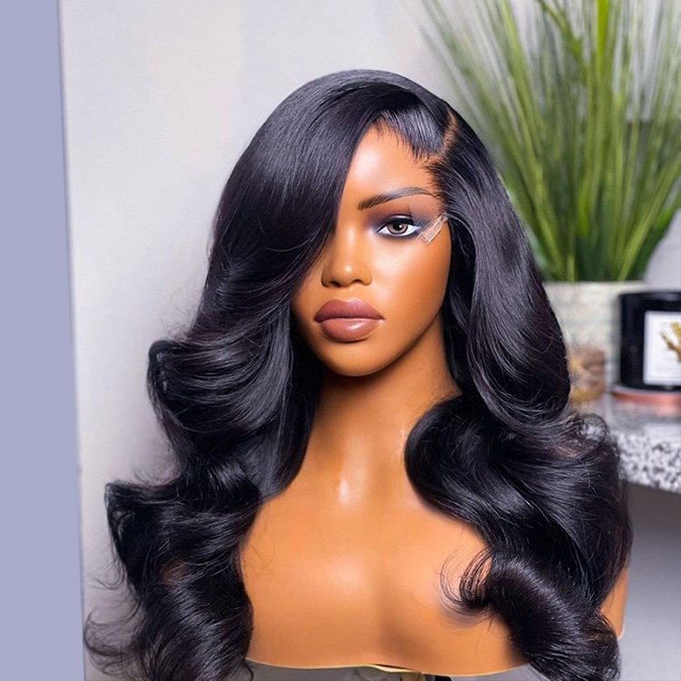 Body Wave 13*4 Lace Frontal Human Virgin Hair Wigs Full Cuticle Aligned Unprocessed Indian Virgin Hair Wigs Body Wave