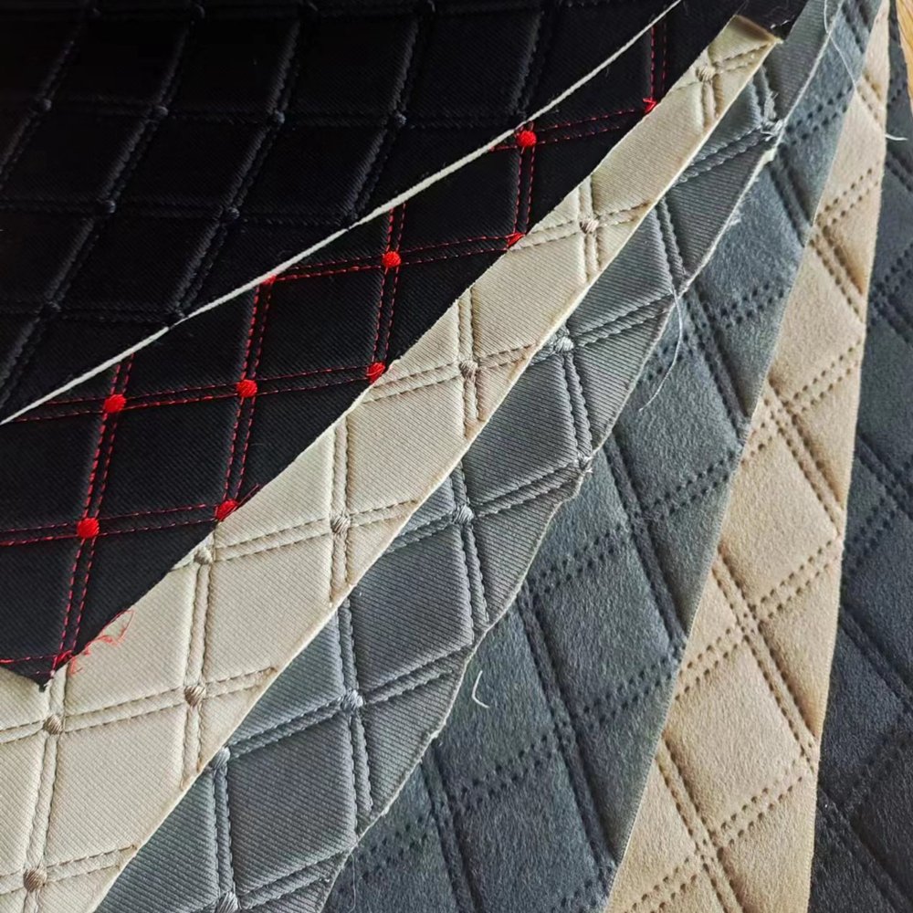 150cm Width 100% Polyester Sandwich Mesh Fabric For Car Seat Cover