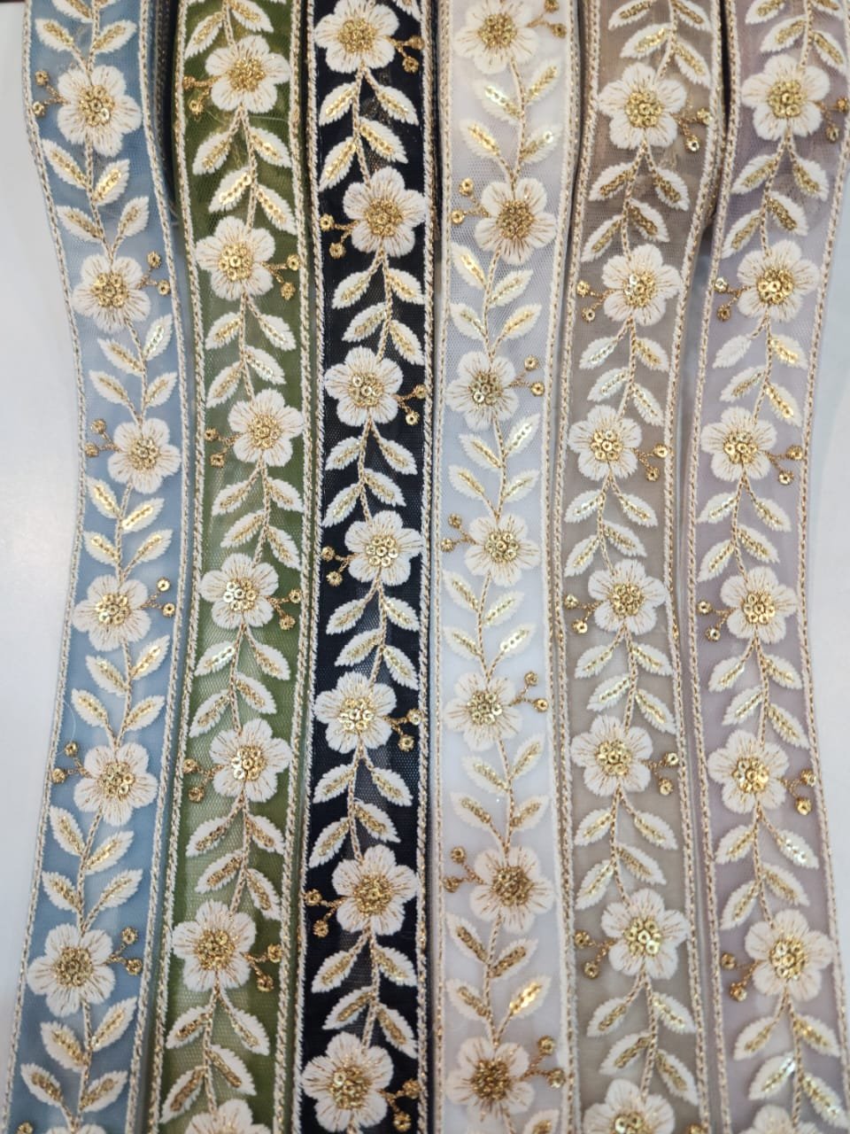 clothing accessories cloth art decoration, organza flowers colorful lace embroidery lace