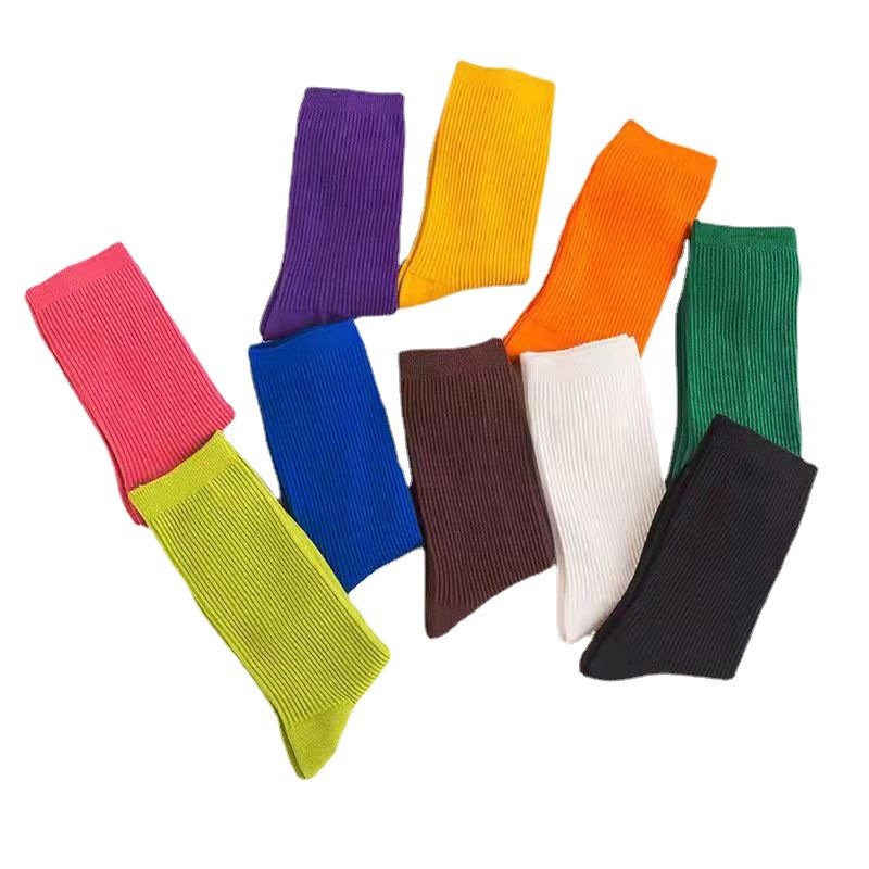 Sifot Wholesale Custom High Quality Wool Cotton Tube Solid Color Thick Women Sports Socks Ribbed