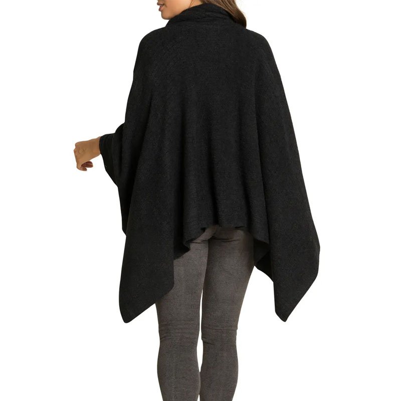 2024 New Fashion Custom Logo Women's Ribbed Travel Wrap