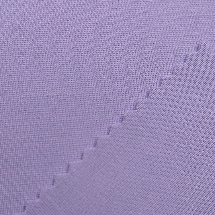 OEM Knit Fabric Factory Customize 40% Eco Cosy 11% Modal 44% Nylon 5% Spandex Rib Jersey Fabric for Sweater Dress Garment