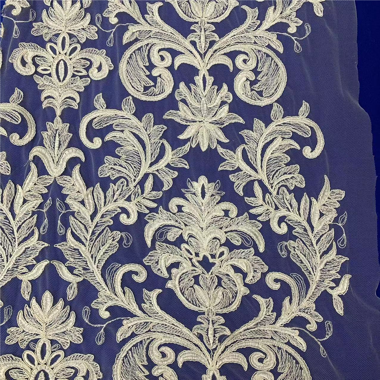 2023 high quality with a line embroidery lace for wedding dress and evening dress