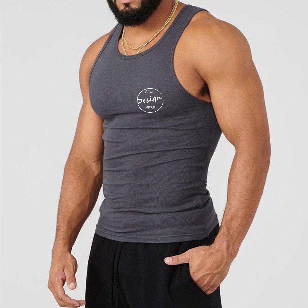 Super Comfortable Wholesale Men Muscle Tank Tops Workout Gym tank Tops Athletic Stringer Ribbed Tank Tops For Men