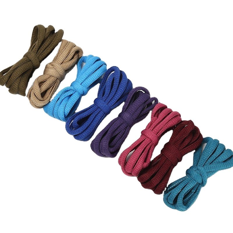 Wholesale Colorful 6mm Oval Shoelaces Polyester Shoe Laces 57Color Trainer Shoelaces For Sneakers
