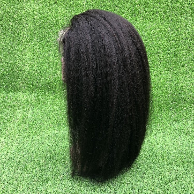 Human Hair Frontal Lace Wigs yaki Pre Plucked brazilian women hair Frontal Lace Wig