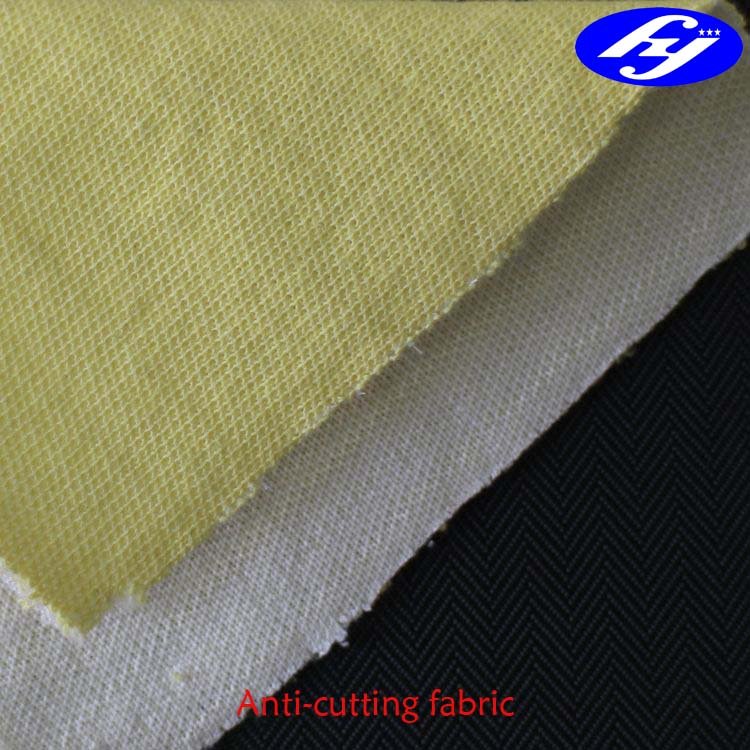 370g high strength and abradability interlock cut resistance knitted fabric