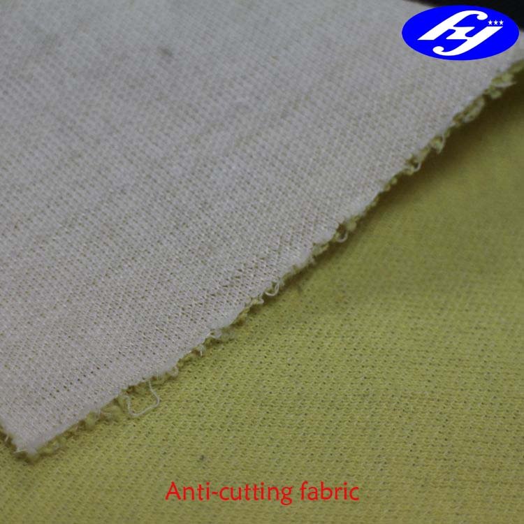 370g high strength and abradability interlock cut resistance knitted fabric