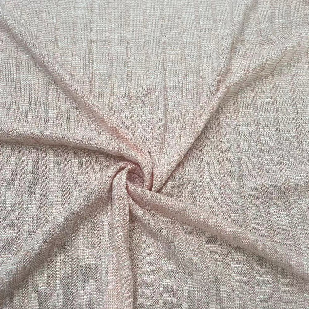 240GSM Customized Casual Fabric Supplier 8*3 Rib Fabric Knit Polyester Modal Fabric for Clothing