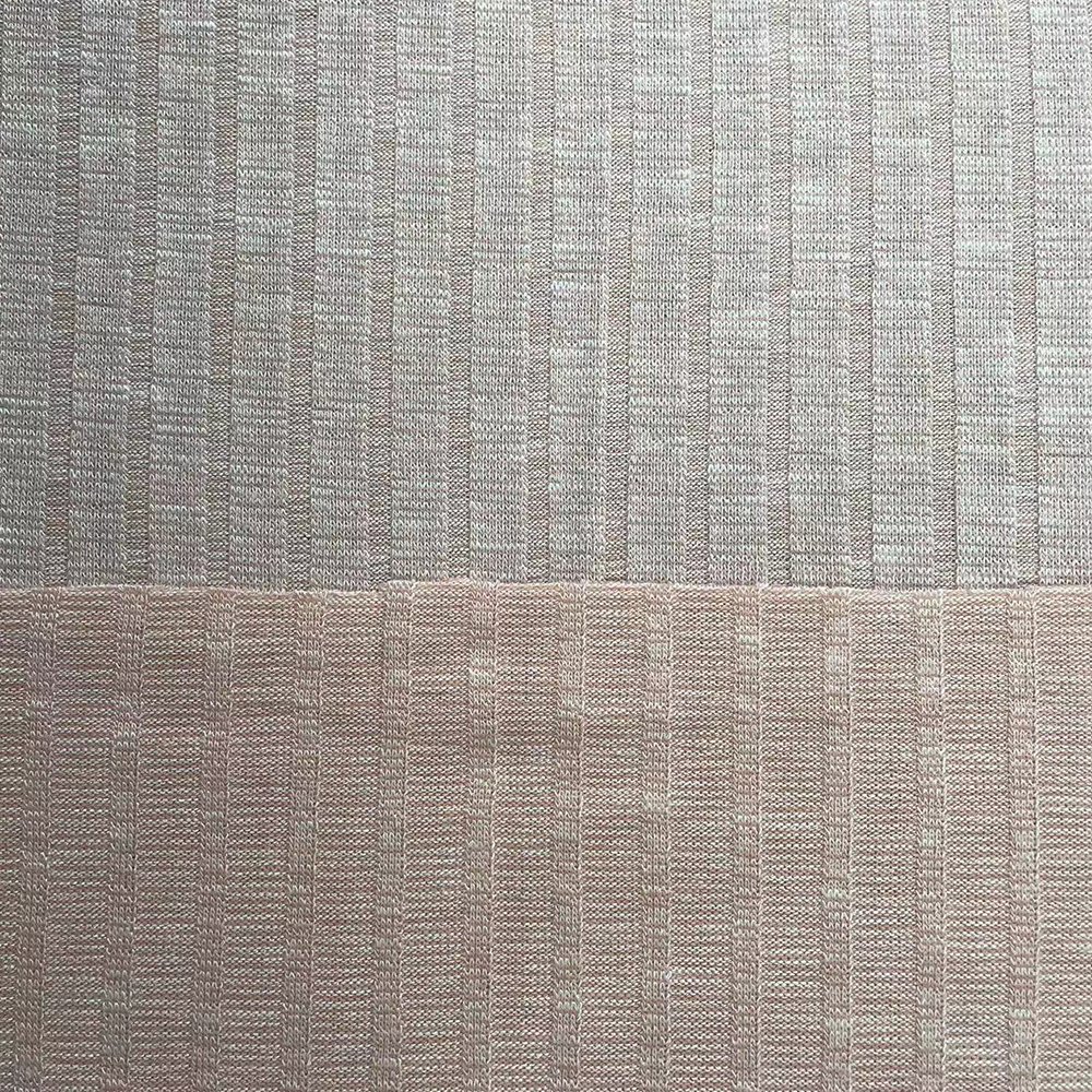 240GSM Customized Casual Fabric Supplier 8*3 Rib Fabric Knit Polyester Modal Fabric for Clothing