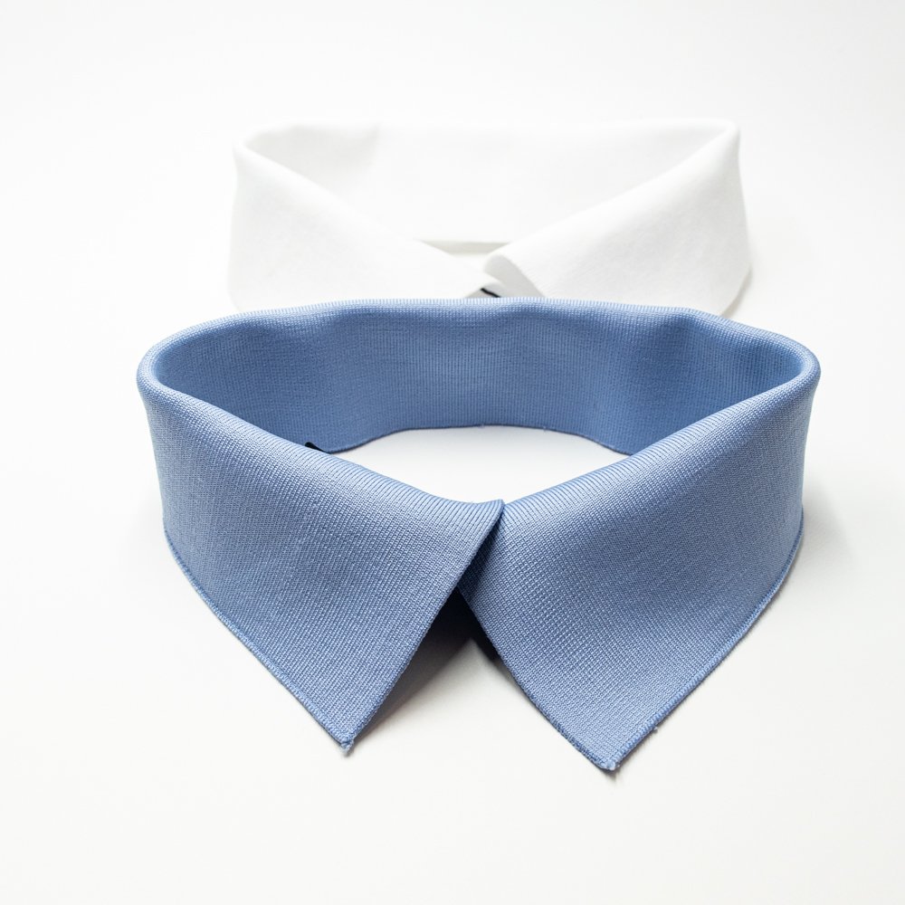 Custom Plain Ribbing 1X1 Polyester Flat Knit rib fabric Solid Color Collar and Cuff for POLO t shirt Full Collar