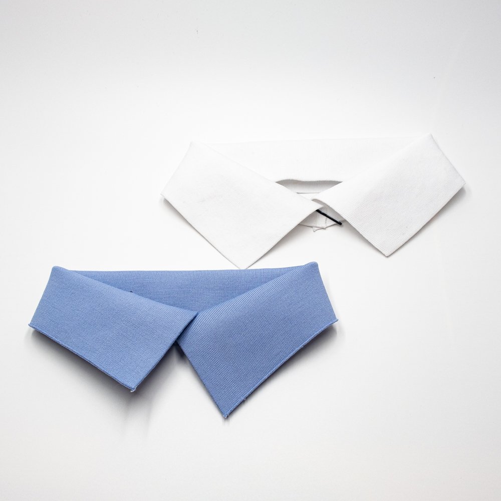 Custom Plain Ribbing 1X1 Polyester Flat Knit rib fabric Solid Color Collar and Cuff for POLO t shirt Full Collar