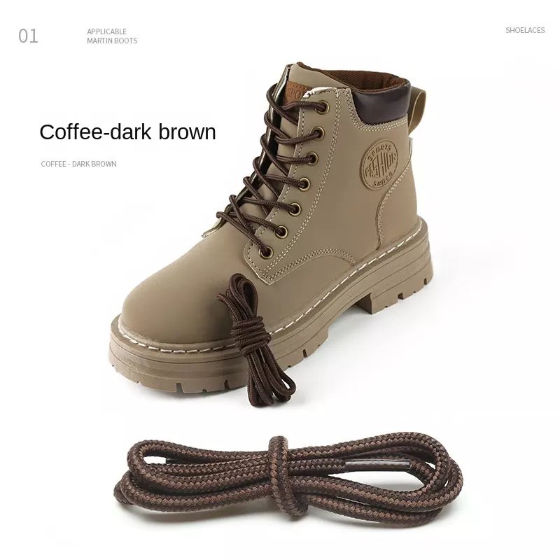 New Striped Double Color Shoe laces Boots Outdoor Adult Sport Round Sneaker Shoelaces