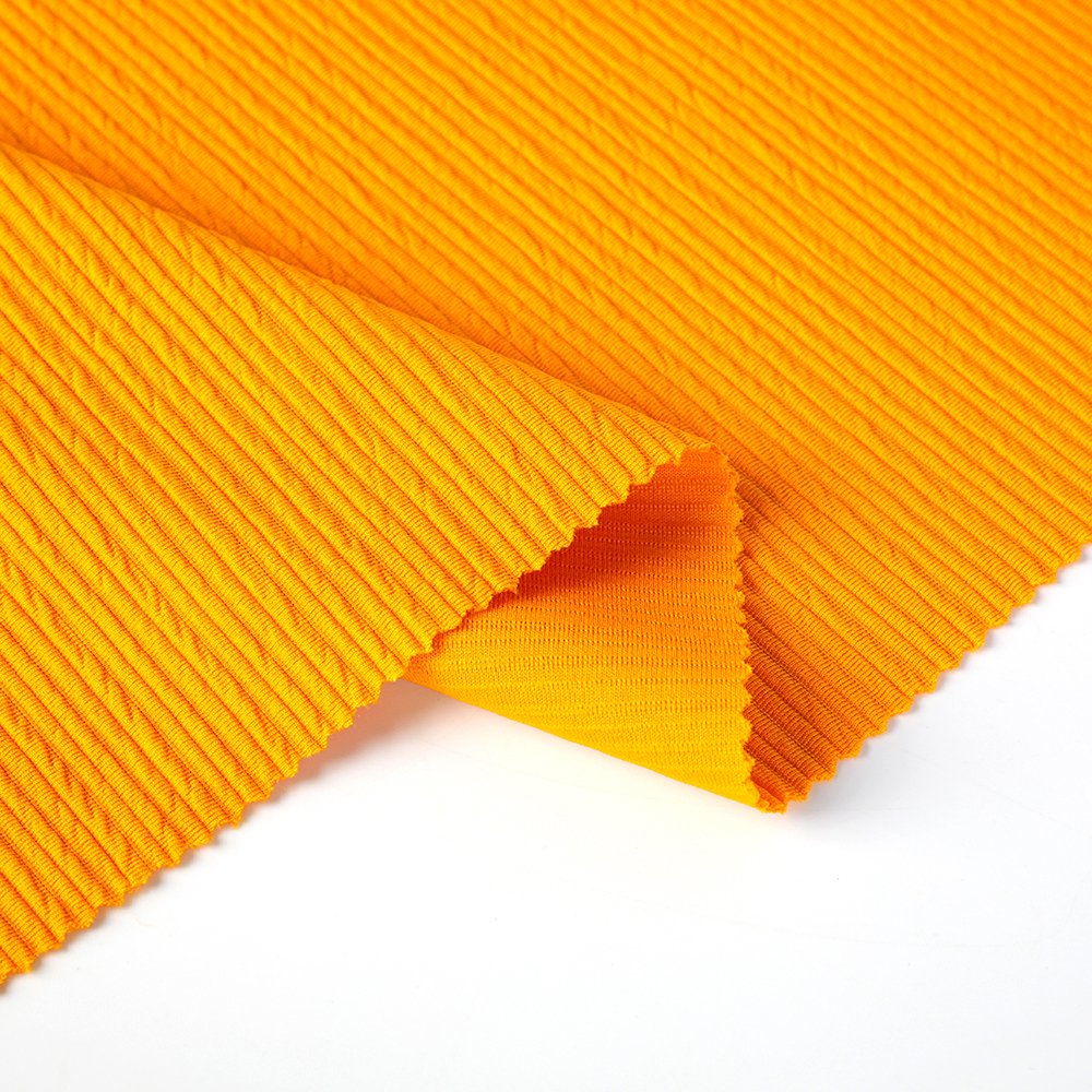 Shaoxing Best Price New Design Polyester Spandex Ottoman Fabric for Sweaters