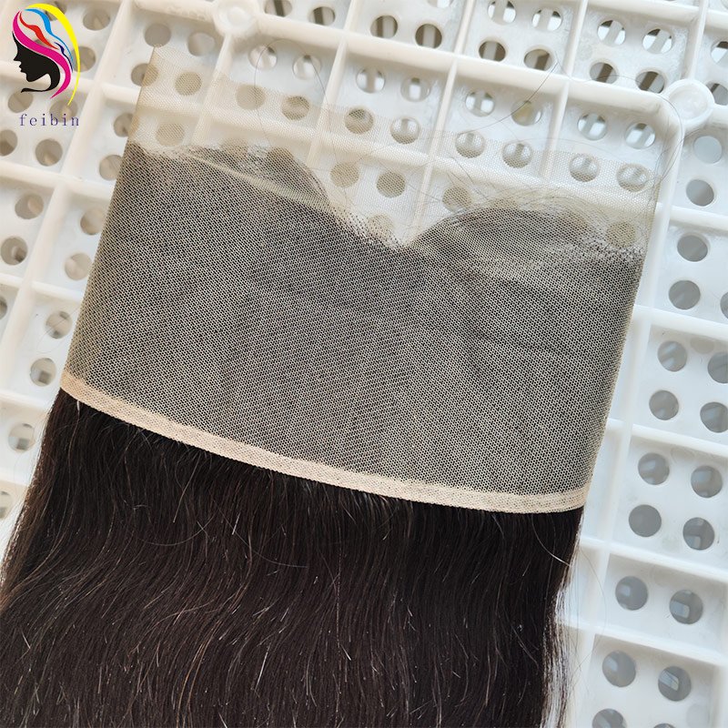 4x1 4x4 13x4 13x6 cuticle aligned remy pre pluck T part human hair swiss transparent hd lace closure and frontal