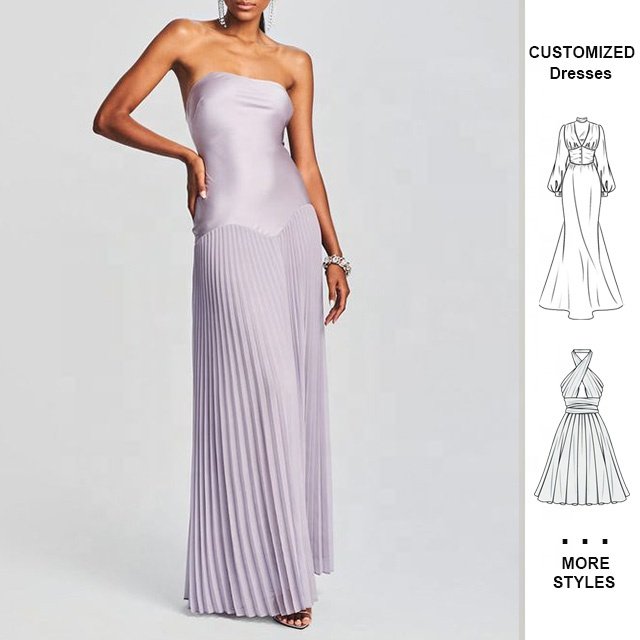 Custom Summer Luxury Maxi solid colour evening dress Madi Elegant Fashion Woman Party Long Dresses Women Maxi Casual Ladies