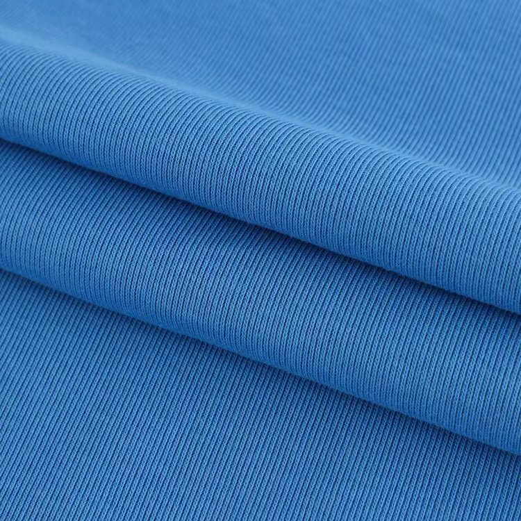 High Weight Anti-pilling Knitd 510gsm 95 Polyester 5 Spandex 2x2 Tubular Rib Circular Knit Fabric For T-shirt Polo
