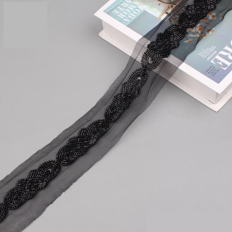 Hot Dress Garment Accessories Embellished Crystal Beads Sequin Beads Lace Trims