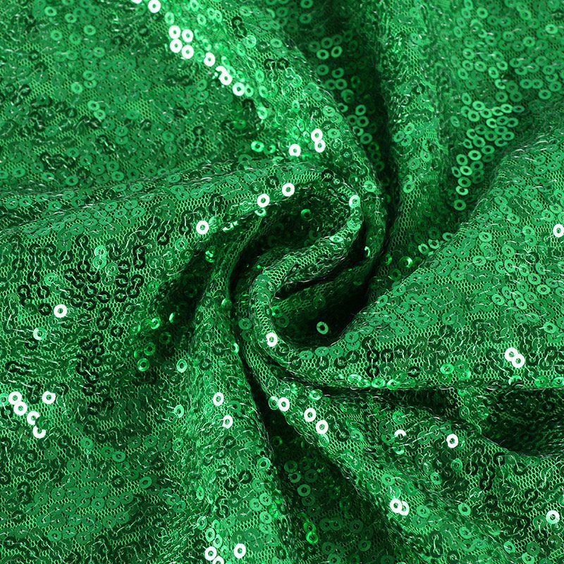100% Polyester Glitter Sequin Non-woven fabric for tablecloth decoration wedding Stage costume Bow making DIY Handmade