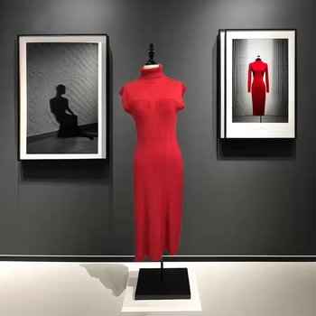 2024 Ladies Red Cotton Ribbed Sleeveless Tank Maxi Dress Elegant Casual for Summer Party Women's Elegant Lady's Dress