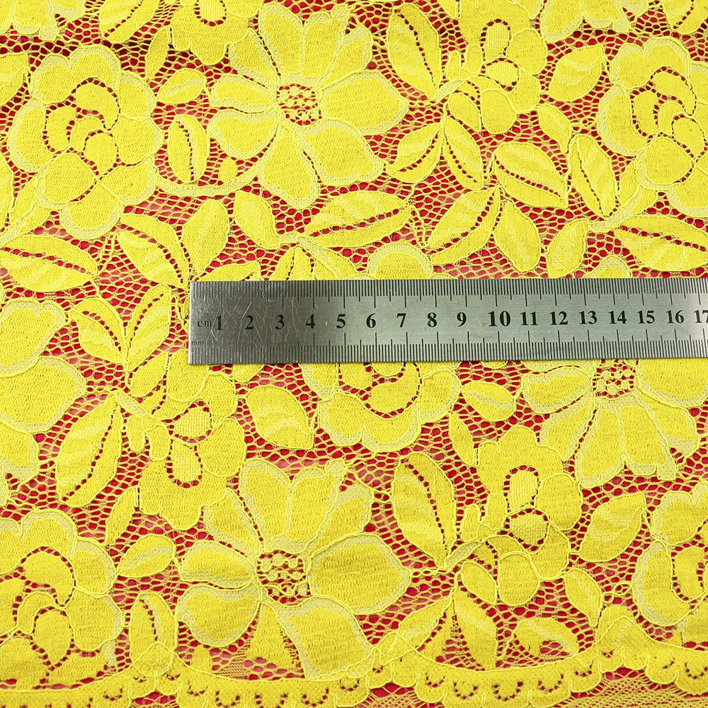 High Quality EMbroidery Lace Fabric Cotton Flower Lace Fabric For Women