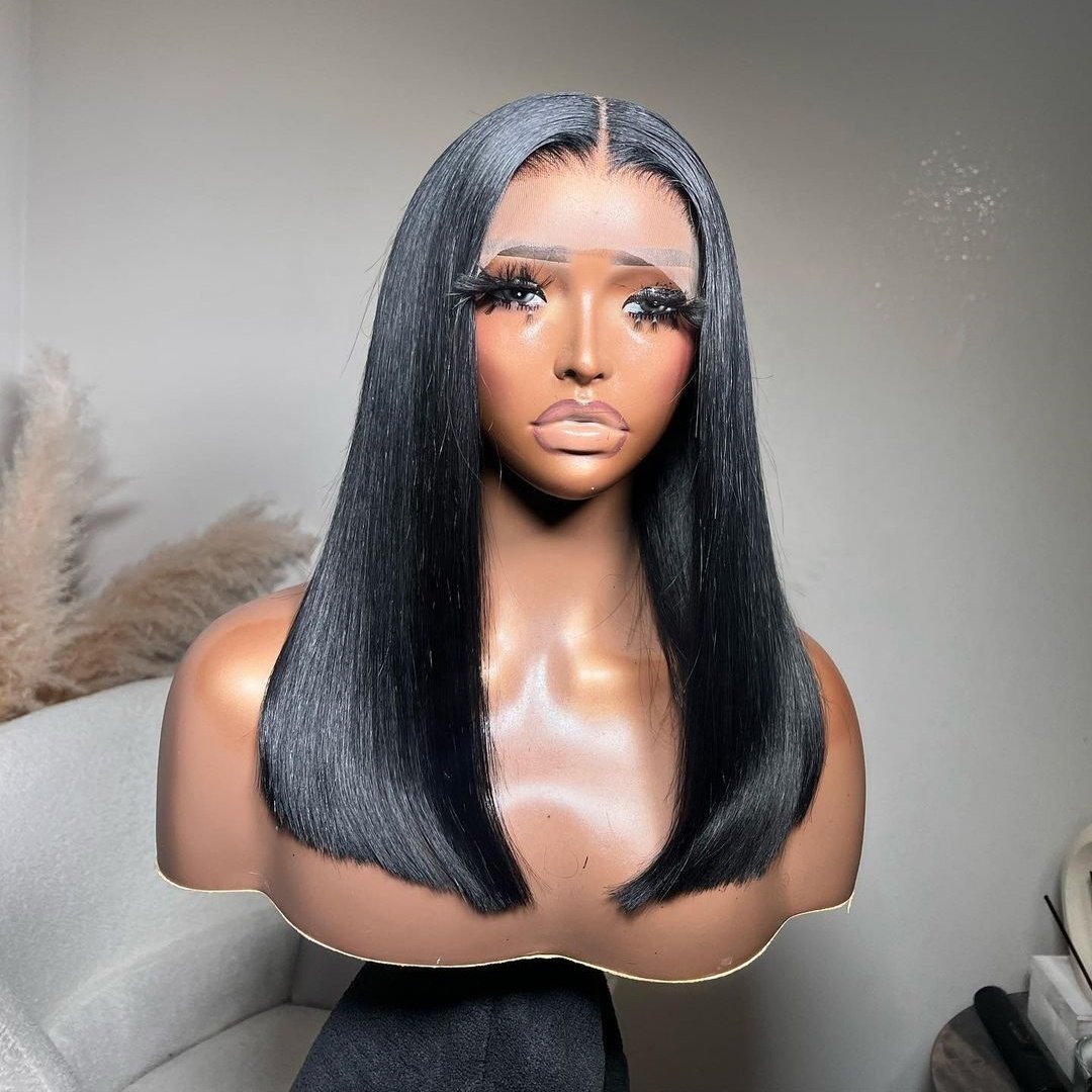 Raw Temple Unprocessed Cuticle Aligned Bob Raw Vietnam Wig Vendors Wholesale Raw Luxury Hair 13x6 Hd Human Hair Lace Front Wigs