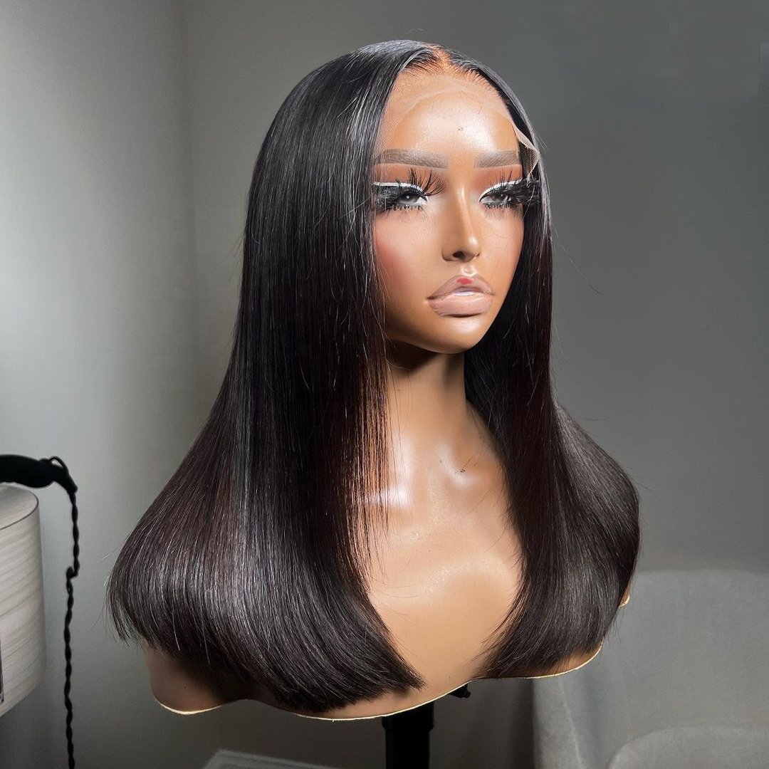 Raw Temple Unprocessed Cuticle Aligned Bob Raw Vietnam Wig Vendors Wholesale Raw Luxury Hair 13x6 Hd Human Hair Lace Front Wigs
