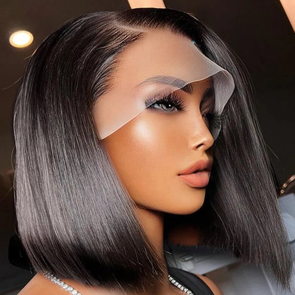 Raw Temple Unprocessed Cuticle Aligned Bob Raw Vietnam Wig Vendors Wholesale Raw Luxury Hair 13x6 Hd Human Hair Lace Front Wigs
