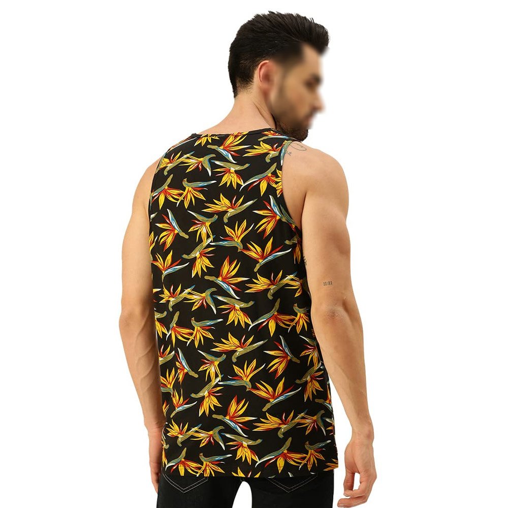 Men's Slim Fit Polyester Sports Tank Tops Bodybuilding Muscle Vest Fitness Sleeveless Singlets for Summer Running