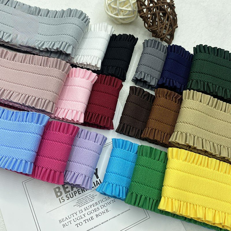 5cm Custom 3d Jacquard Logo Elastic Lace Waistband Printed Elastic Band For Woman