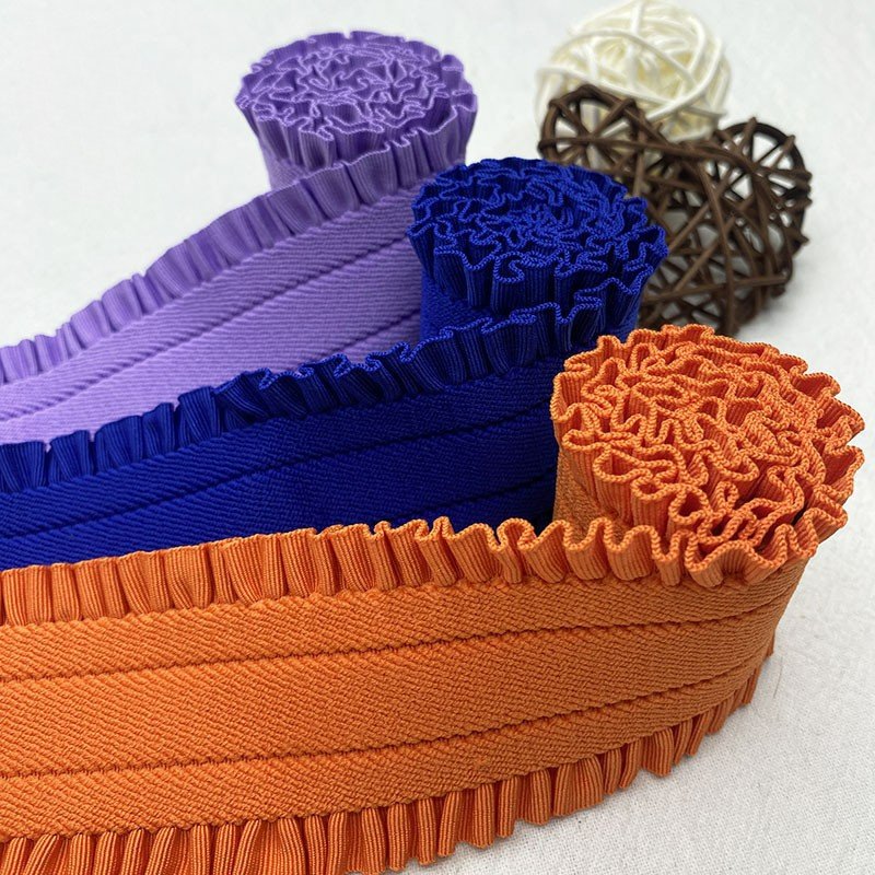 5cm Custom 3d Jacquard Logo Elastic Lace Waistband Printed Elastic Band For Woman