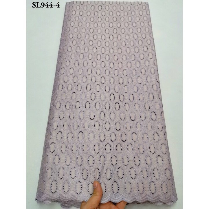 High end new arrivals polish lace for man 5 Yards dry cotton lace for african man lace clothing