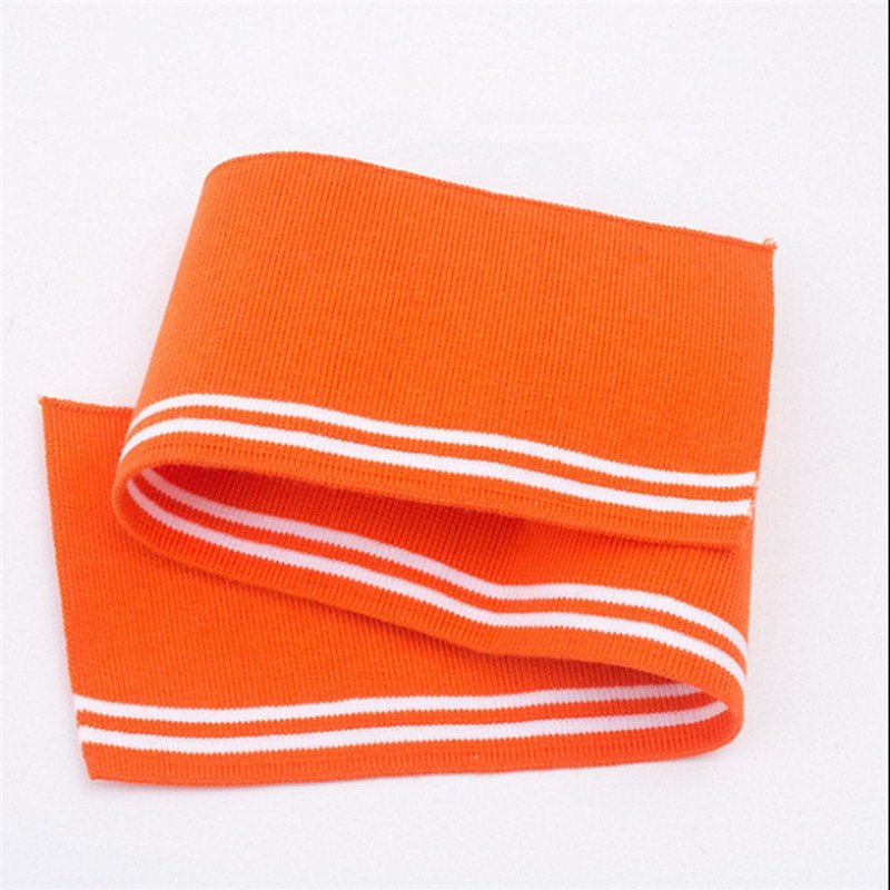 Custom Stretch Rib Knit Fabric Cuff Knitting Rib