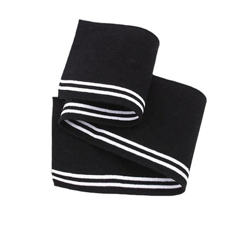 Custom Stretch Rib Knit Fabric Cuff Knitting Rib