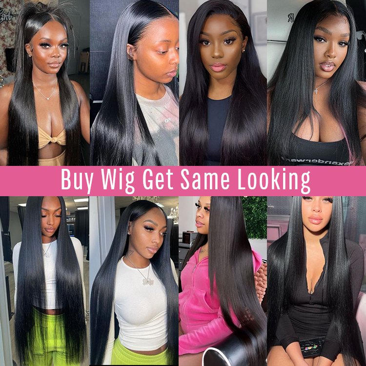30 inch straight cambodian 11A Virgin straight unprocessed hair human hair 13x4 Hd Transparent Lace Full Frontal wig