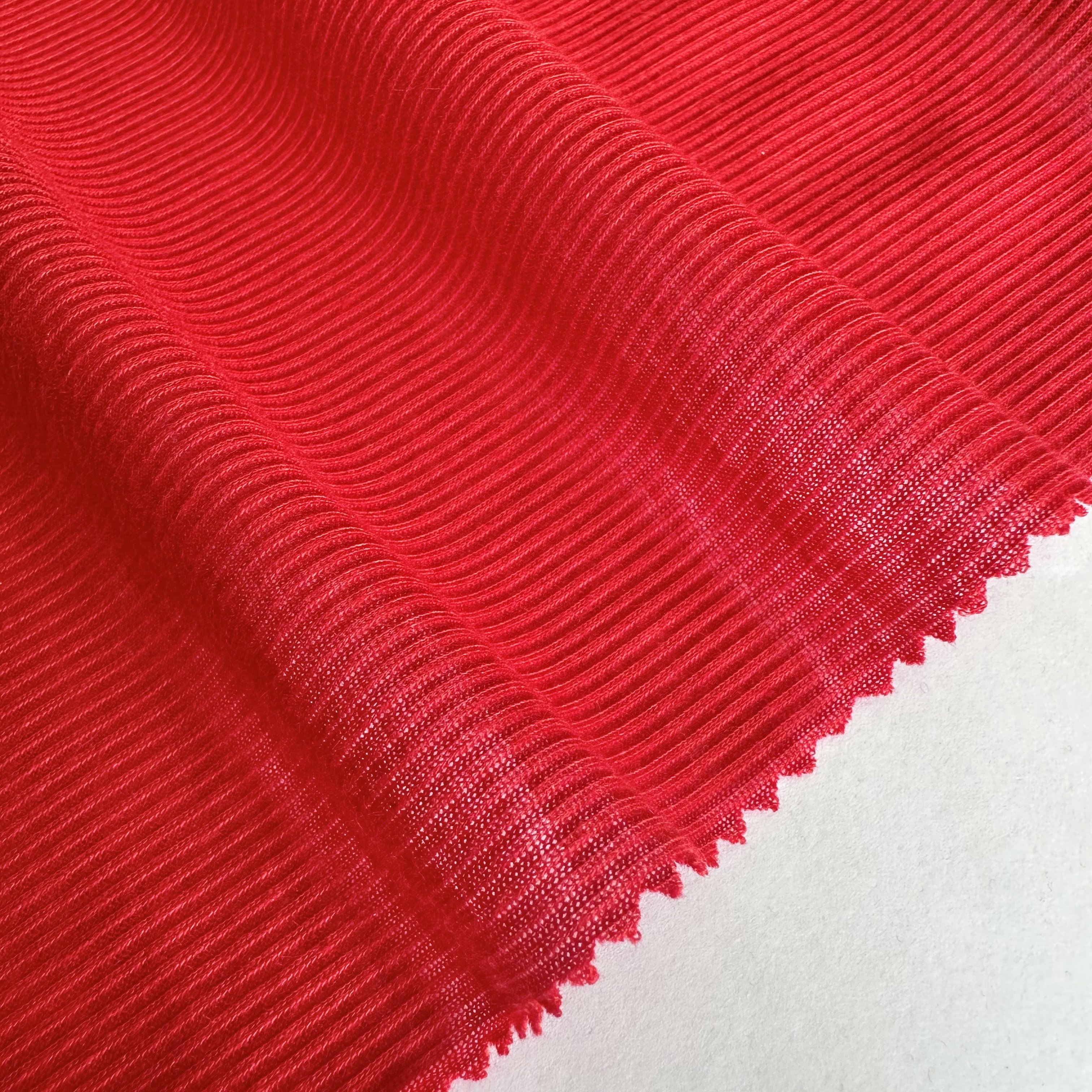 Cheap light weight 160gsm 100% recycled polyester rib fabric 2x2 rib knit fabric For Garments and cuff