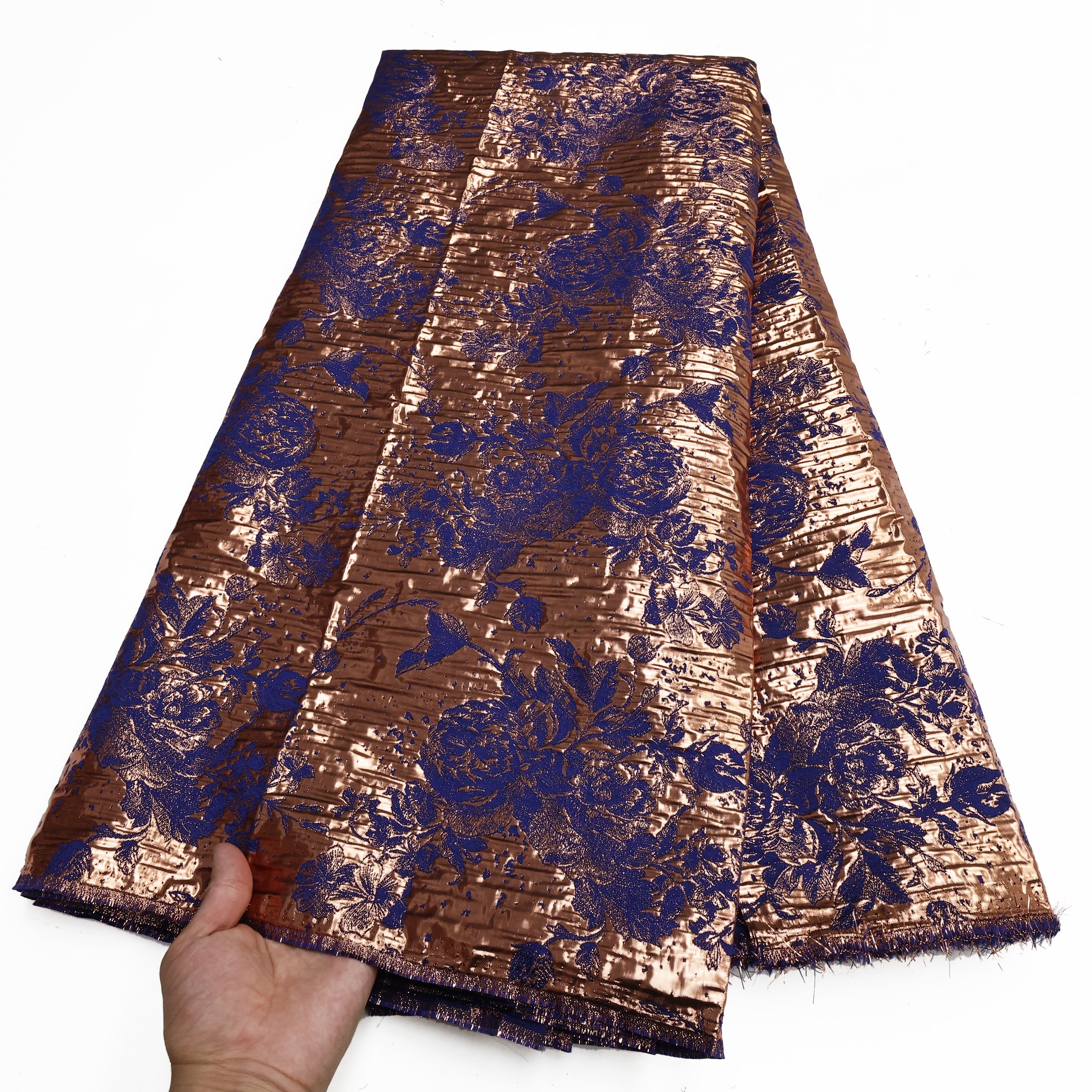 NI.AI Soft Nigerian Lace Fabric Latest Brocade Lace African Jacquard Tule Lace Fapric For Dress Wedding
