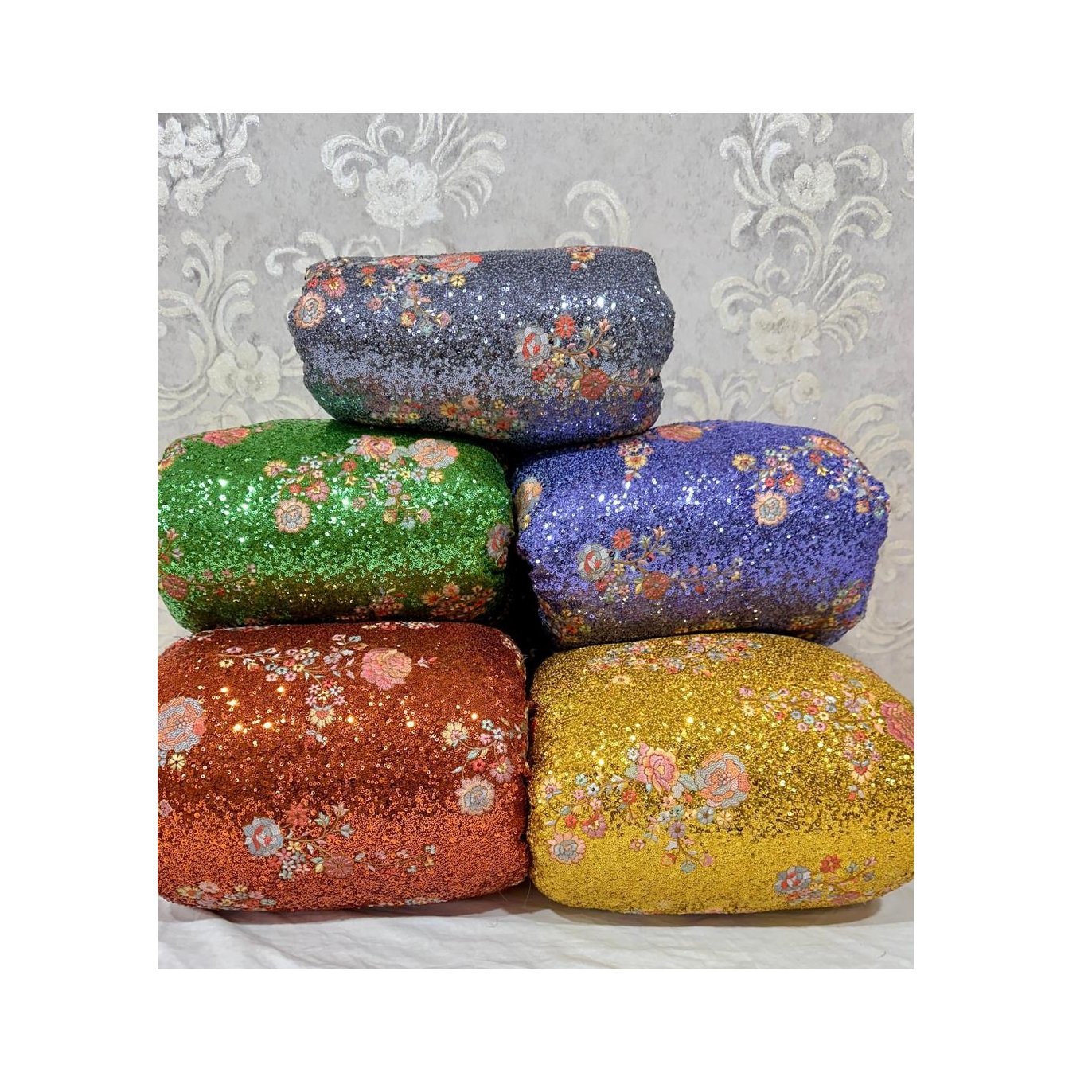 Wholesale Supply Fabric & Textile Luxury Design Beaded Embroidery Fabric for Gown and Suits Making Available for Sale