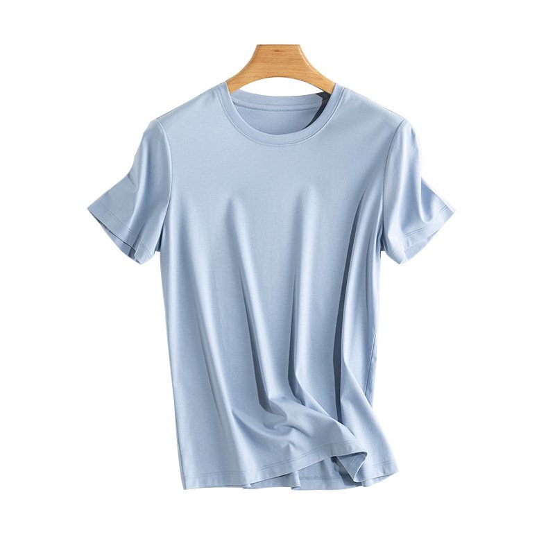 Custom Drop Shoulder T-shirt Oversized women Thick Neck Rib Collar 100 Cotton White T shirt for women blouses