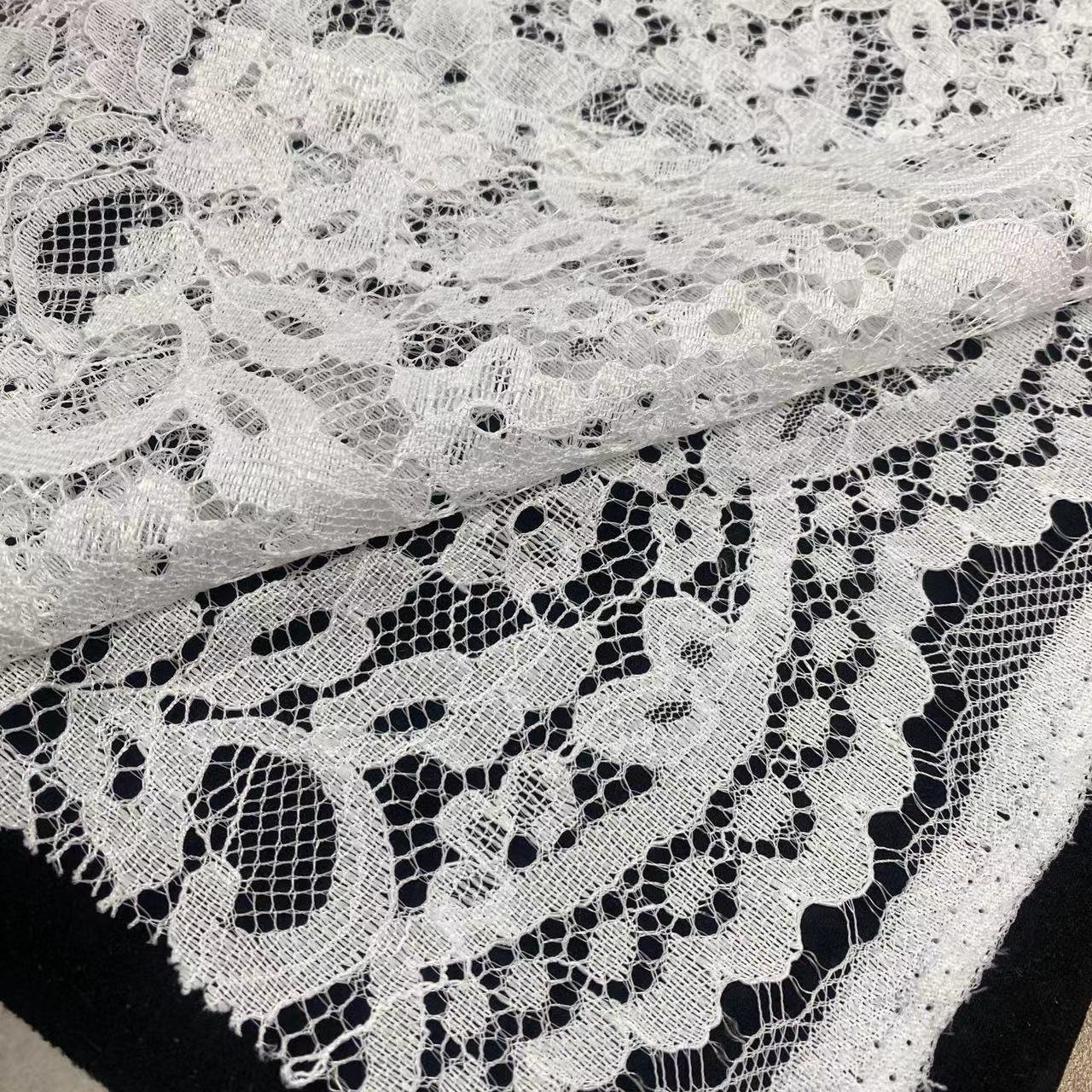100% polyester lace fabric,Flower lace embroidery fabric, wedding dress lace fabric for women,Soft ,Multi-color custom,wholesale