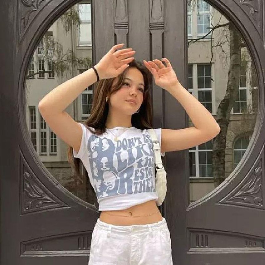 Wholesale Custom logo women solid print tshirt short women ribbed crop tops t-shirts sexy knit tube tee shirts for women