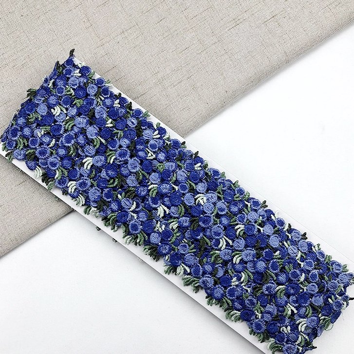 Wholesale More Colors Flower Embroidery Lace Trim For Hair Ornament