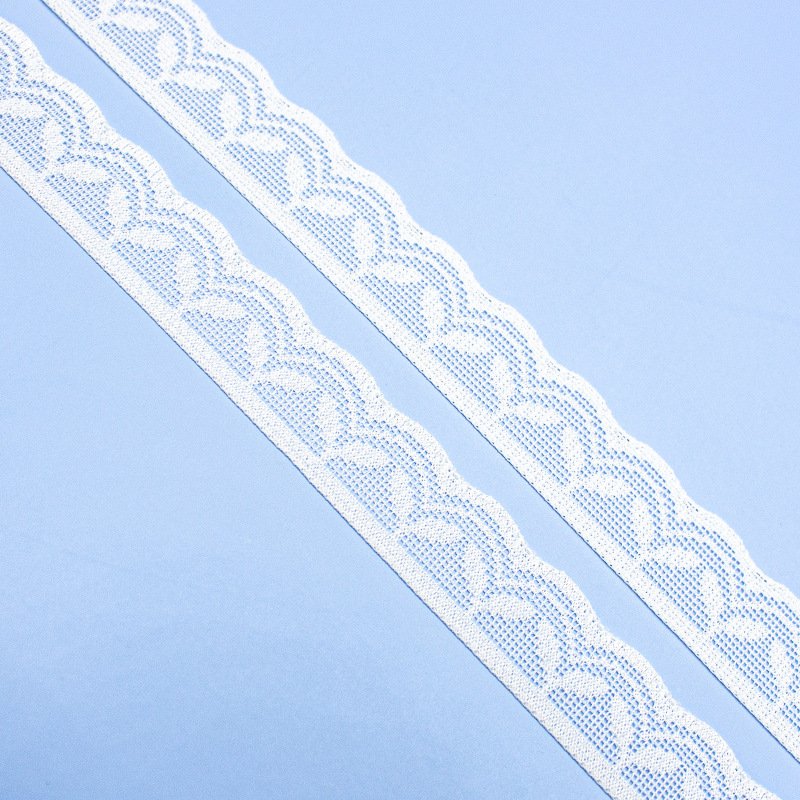 Spot nylon elastic lace skirt wedding sexy lingerie bra panties woven elastic tape lace knitted elastic band