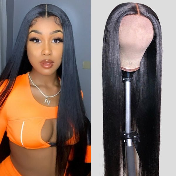 RXHAIR Hot Selling RX-B Straight Wigs 180% Density Cuticle Aligned Transparent Lace Hd Frontal Wig Hair Brazilian Handmade Wigs