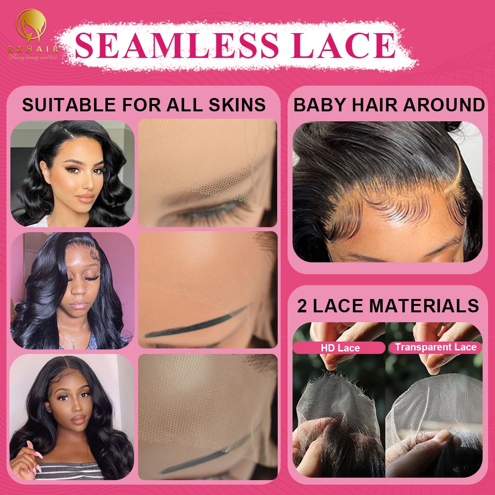 RXHAIR Hot Selling RX-B Straight Wigs 180% Density Cuticle Aligned Transparent Lace Hd Frontal Wig Hair Brazilian Handmade Wigs
