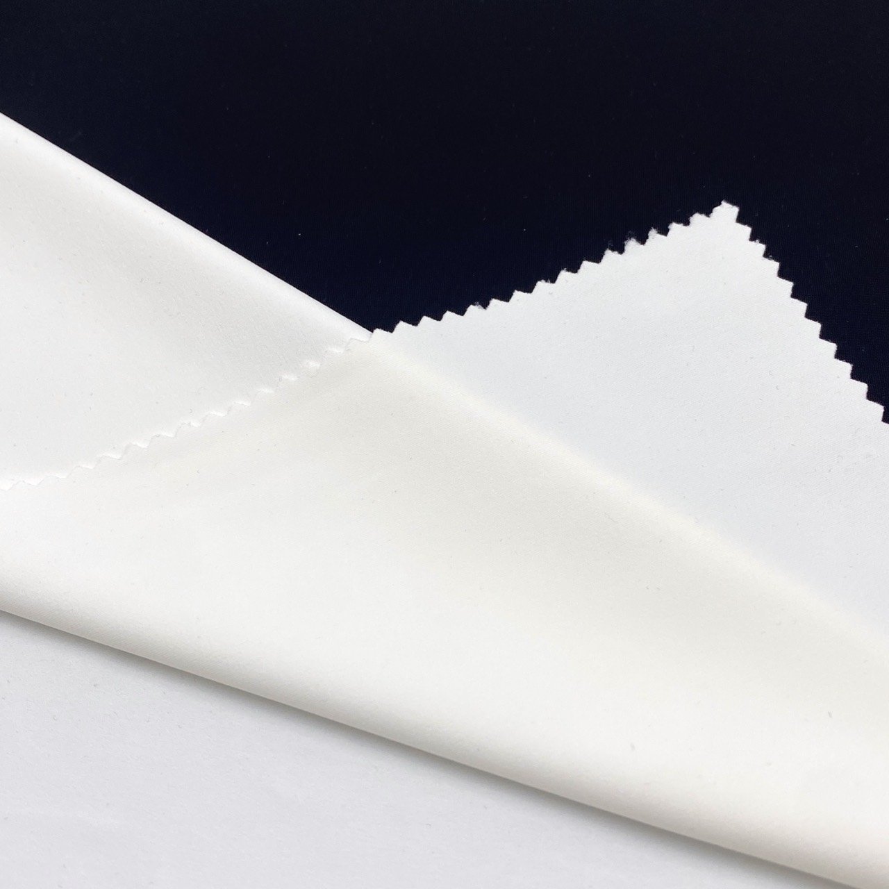 Hi-resilience white nylon biflex spandex fabric recycled stretch fabric for swimwear beachwear bikini yoga fabric