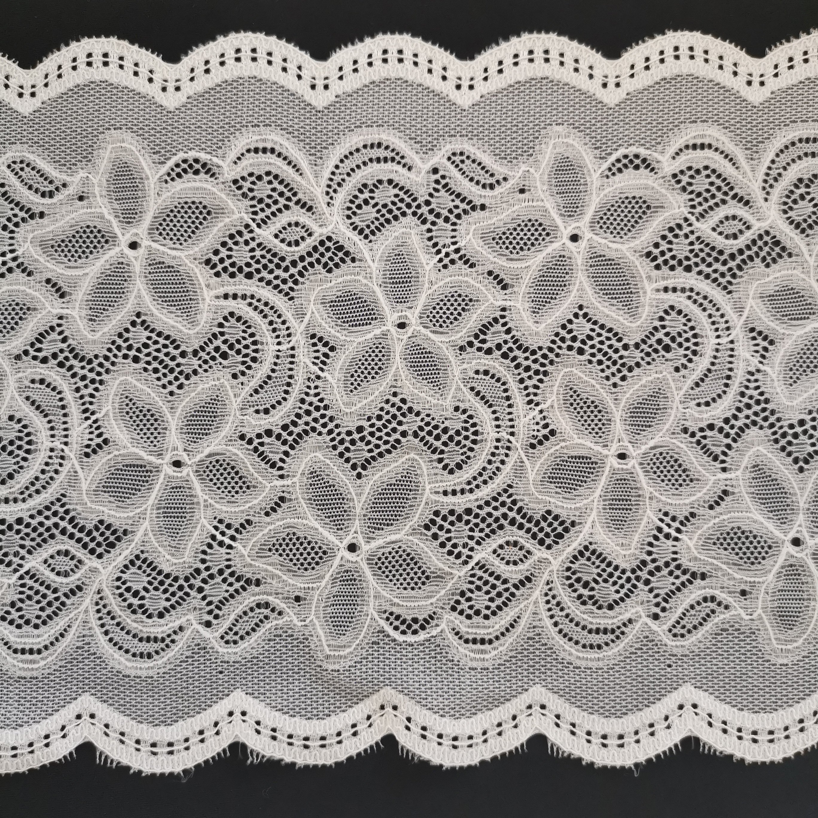 2021 18.5cm fuzhou jingshengtong cord lace knitting fabric